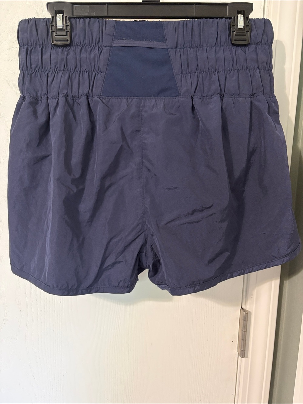 NWOT Free People The Way Home Shorts Size Large Navy Elastic Waist Activewear - Picture 3 of 5